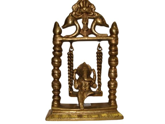 Brass Ganesha Statue, brass ganpati idol, brass ganesh