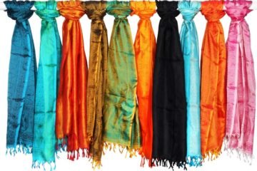 pure silk scarves from india